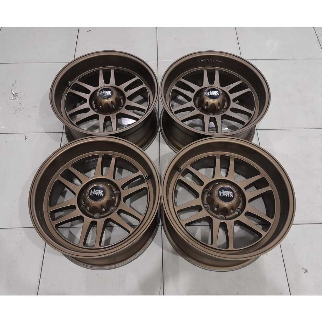 Velg Bekas Racing Hsr Fortuner Ring 18 Lebar 9 Lobang 6x139,7 Bisa Buat Hylux Pajero