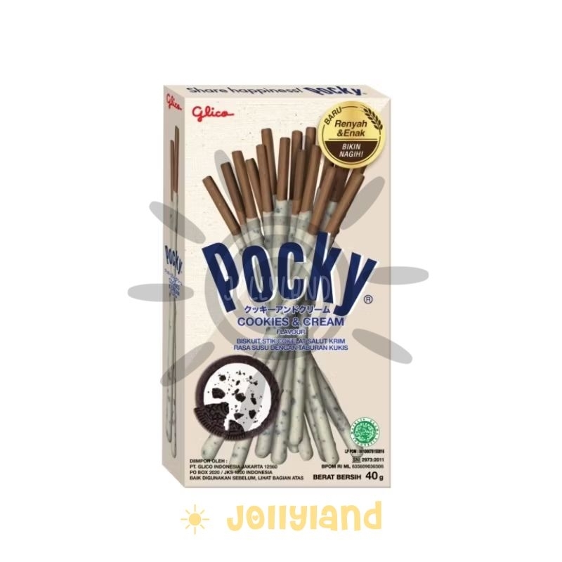 

‼️TERMURAH‼️ Glico Pocky Cookies & Cream 40g