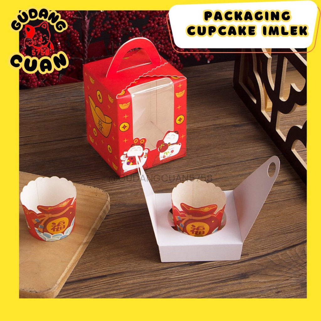 

PACKAGING ALAS CUPCAKE MUFFIN BOX HAMPERS IMLEK CHINESE NEW YEAR