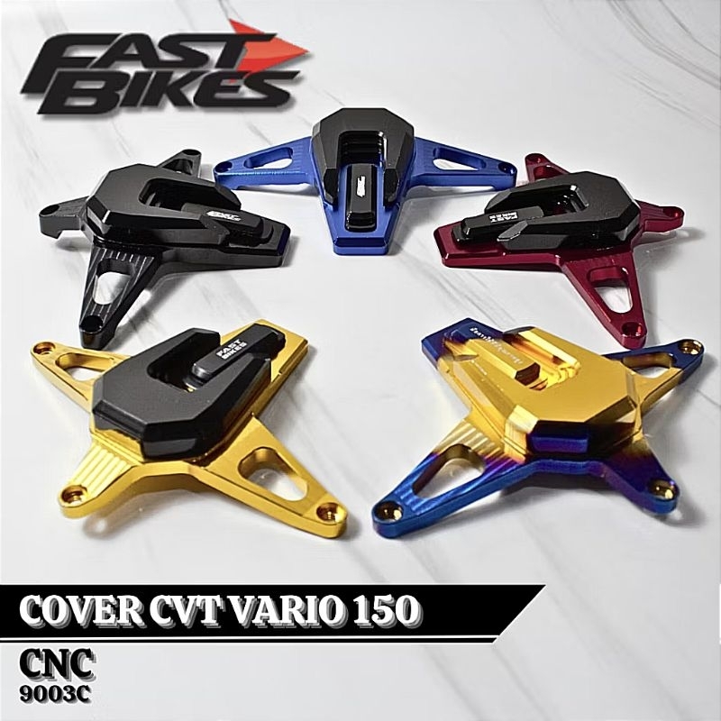 Tutup Cvt Full CNC Cover Cvt Vario 150 Fastbikes - Penutup Cvt Honda Vario 150 Full CNC - Cover Peli