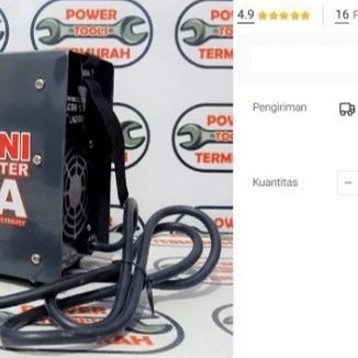 

Lakoni Falcon 121GE / 121 GE Mesin Las Listrik Inverter