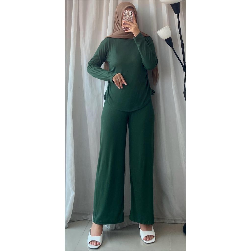 SETELAN KNIT KELIHATAN KURUS DAN TINGGI/ONE SET SERUT SAMPING IMPOR PREMIUN/SETELAN KNIT KEKINIAAN/O