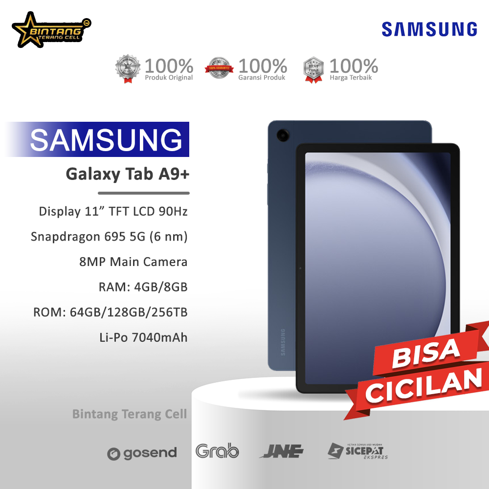 Samsung Galaxy Tab A9+ 5G galaxy tab a9plus tablet a9 plus RAM 8/128GB Garansi Resmi