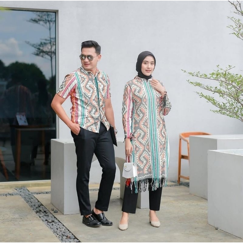 Couple . TUNIK DAN KEMEJA TENUN JEPARA (ATBM)