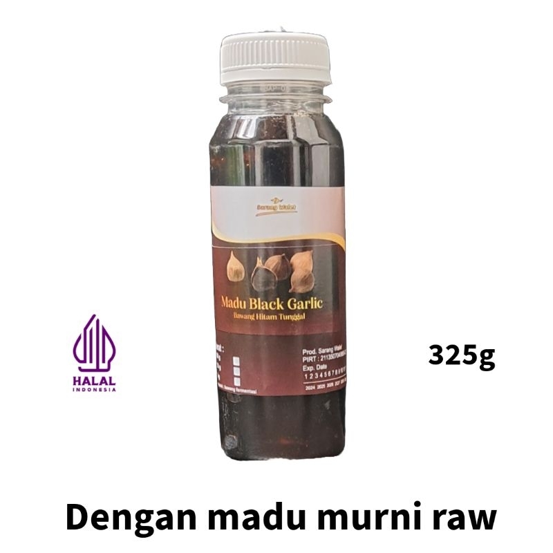 

madu murni black garlic bawang hitam tunggal premium 350g
