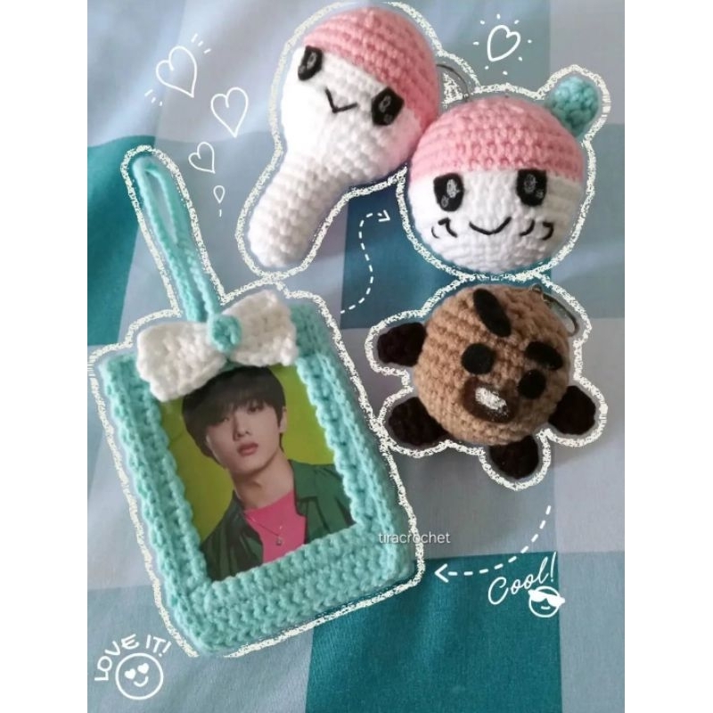 Gantungan Kunci Amigurumi Caratbong || Kpop series || Caratbong Keychain