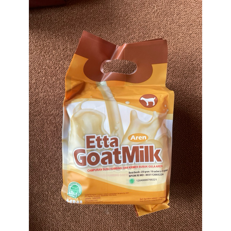 

Susu Kambing Etta GoatMilk rasa Gula Aren HNI HPAI
