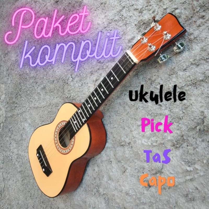 Ukulele Cream Paket Komplit