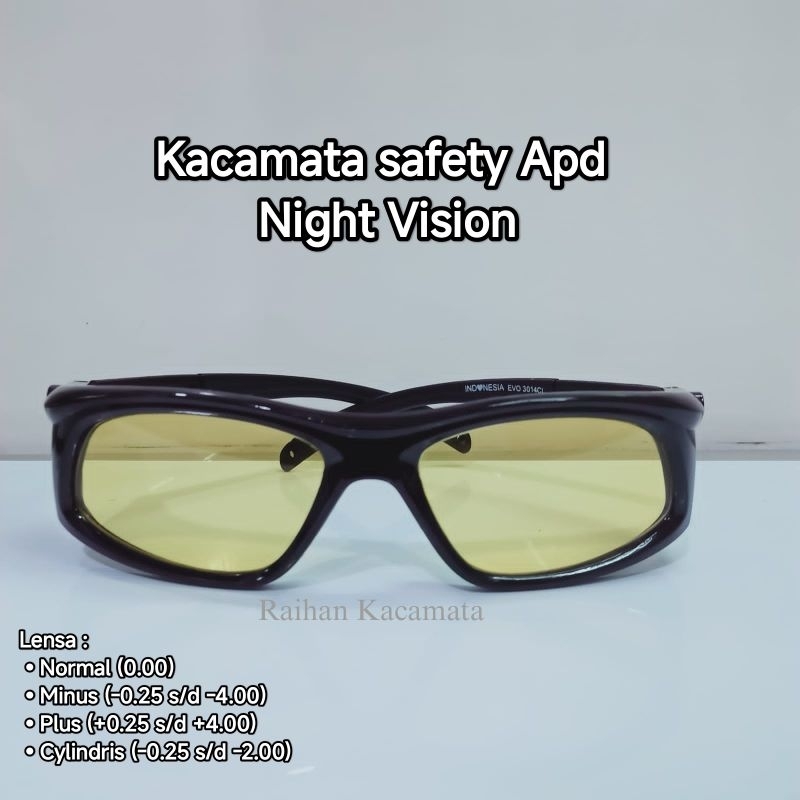 Kacamata sport safety apd night vision kacamata malam