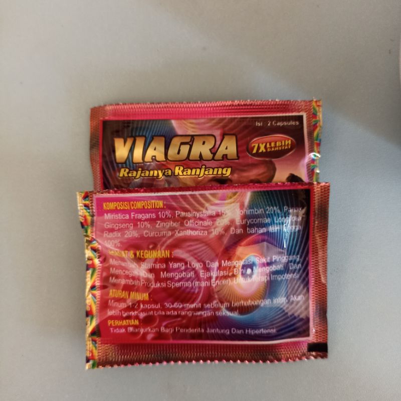 RAJA RANJANG VIAGRA OBAT KUAT OBAT TAHAN LAMA VITALITAS PRIA DEWASA KEPERKASAAN PRIA 40+++ (1 SACHET