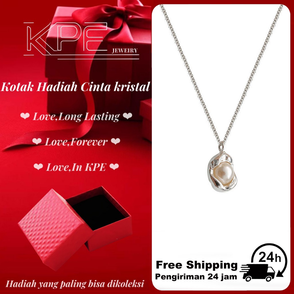 【Free Gift Box】Anting-anting Telinga Bunga Camellia, anting bunga besar, anting bunga korea,Kecil Fr