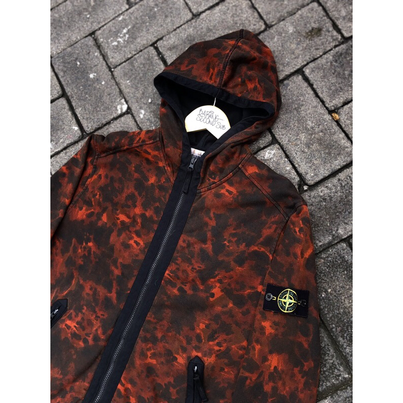 ZIP HOODIE STONE ISLAND TORTOISE
