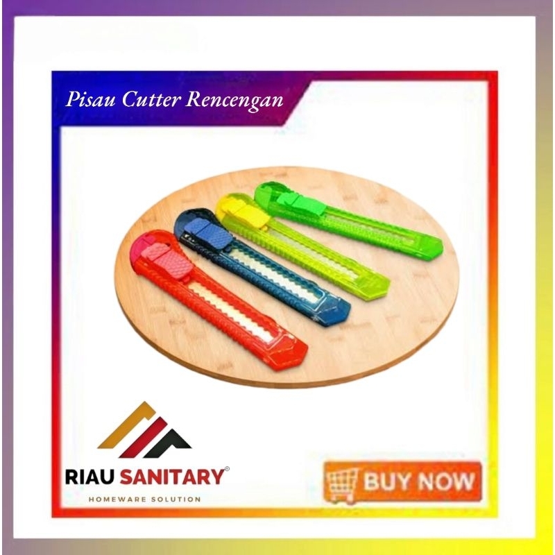 

pisau cutter renteng (12pcs) pisau tajam murah
