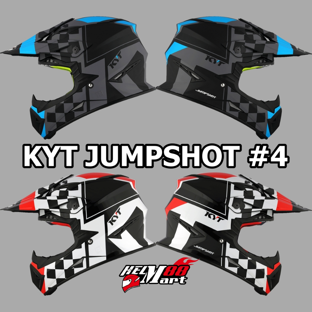 Helm KYT JUMPSHOT Cross Helm KYT Cross Helm Motocross KYT Supercross