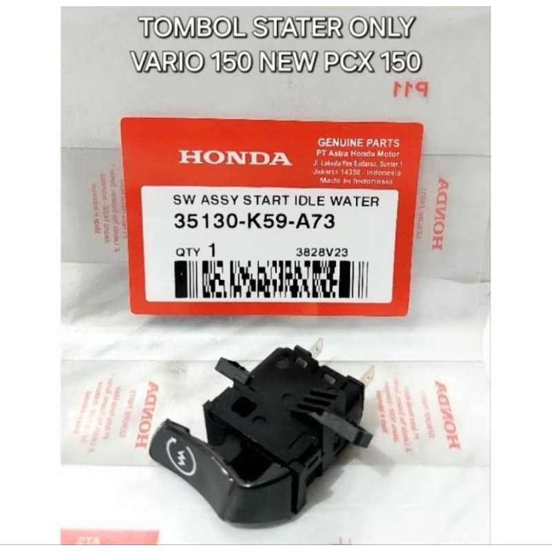 Tombol Stater Vario 150 Pcx 150 Original 35130K59A73