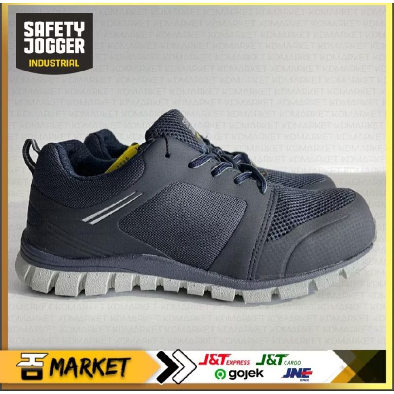 Sepatu Safety Jogger Works Ligero Navy no 37