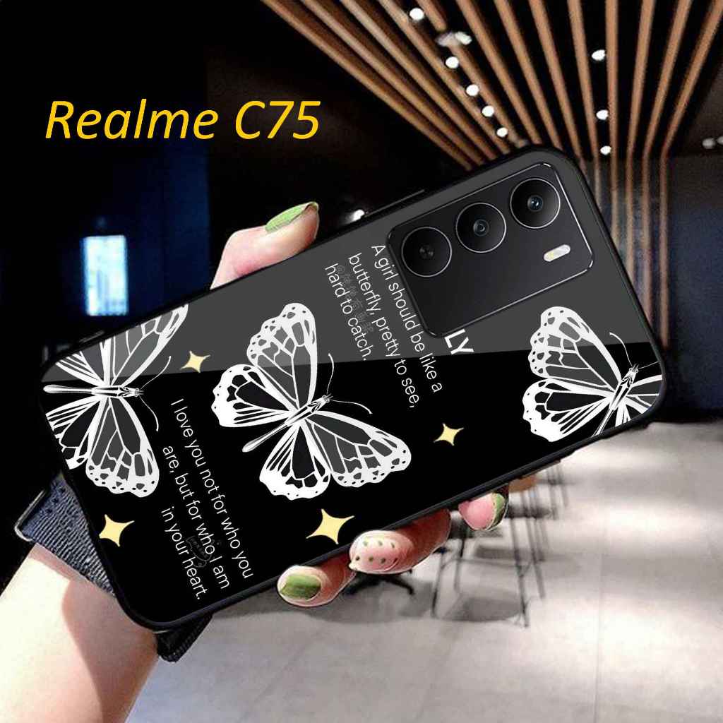 Softcase Glass Kilau For Realme C75 C71 - Casing Hp Realme C71 C75 - N06