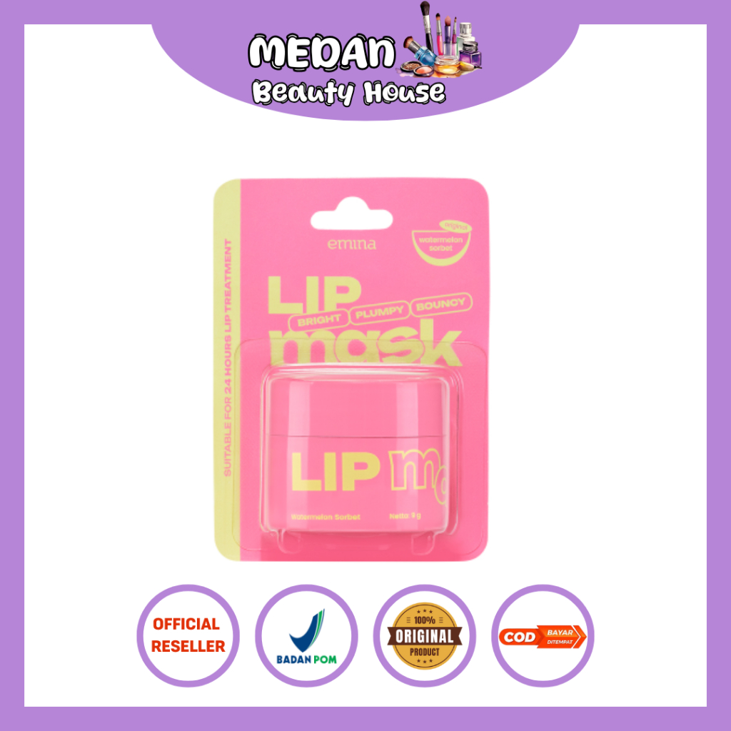 Emina Lip Mask (Masker Bibir)