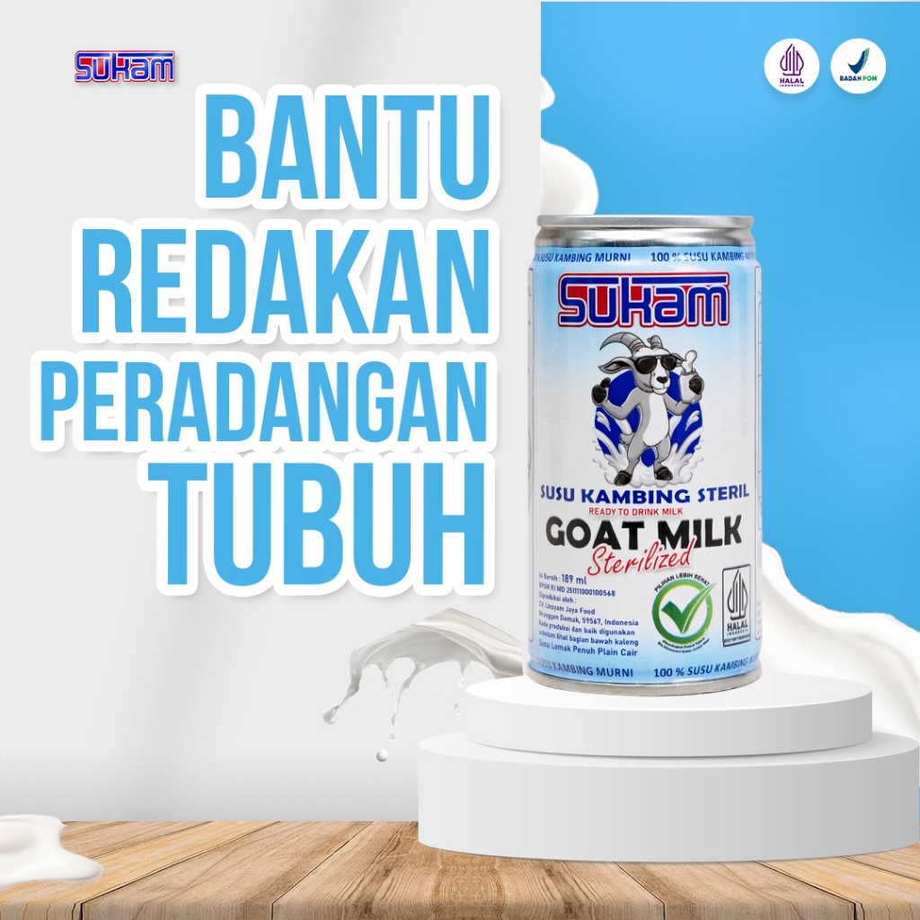 

Sukam - Susu Kambing Murni Bantu Jaga Kesehatan Tulang dan Gigi