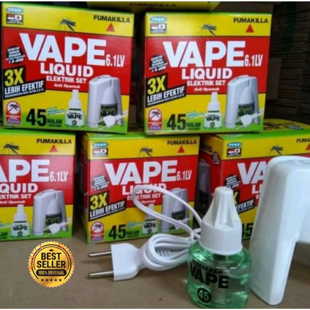 Fumakilla Obat Nyamuk Liquid Elektrik SET Alat Plus Refill / obat nyamuk elektrik