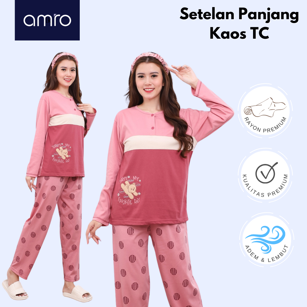 AMRO SLEEPWEAR - ADELINE ONE SET