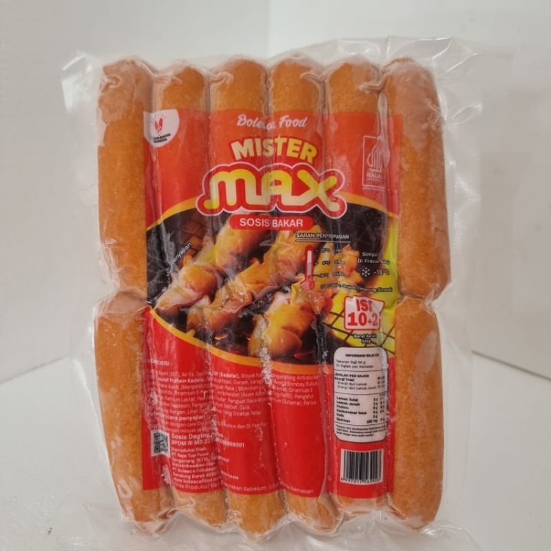 

Mister Max Sosis Bakar isi 8 & isi 12