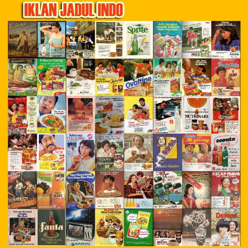 poster iklan jadul Indonesia