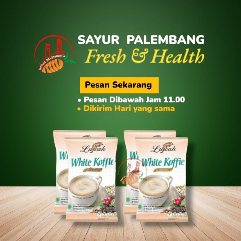 

Kopi LUWAK WHITE KOFFIE 1renteng - Sayur Palembang