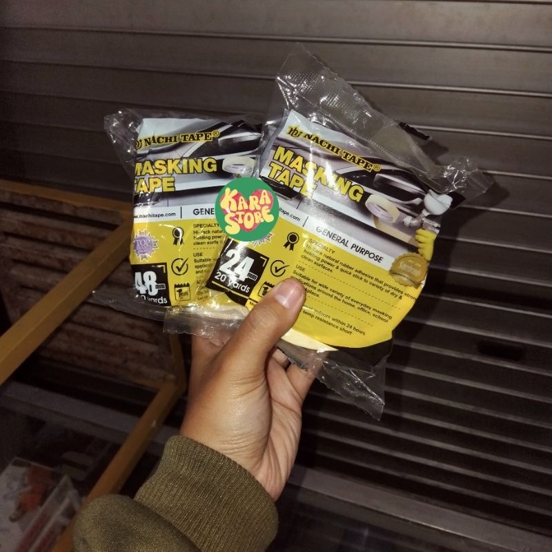

Masking Tape / Solasi Kertas 24mm / 48mm