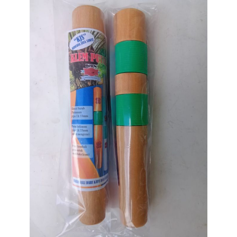 KLEM KAYU PUTAR 2 KARET/KLEM DALAM/ PENGUNCI PENYAMBUNG PIPA EGREK 33 mm ke 38 mm