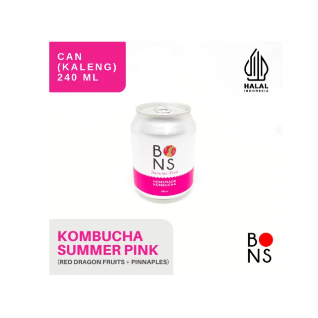 

Kombucha Summer Pink Minuman Kaleng Kombucha