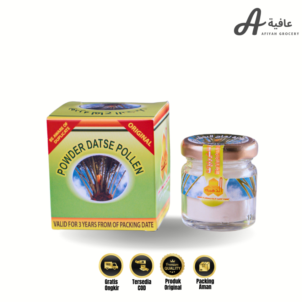 Serbuk Pucuk Kurma Serbuk Sari Kurma Serbuk Kurma Powder Dates Pollen Herbal Promil Herbal Kehamilan