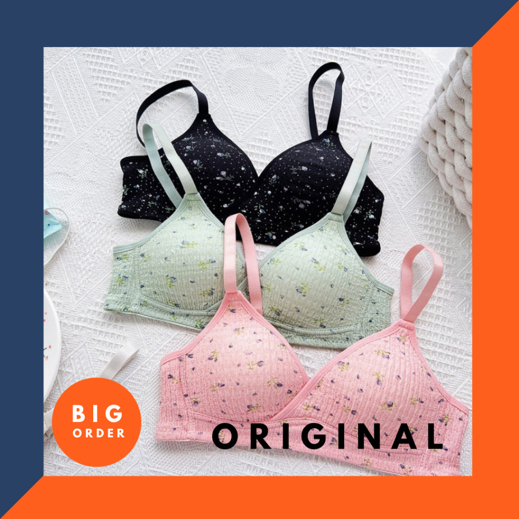 Bra lucu dengan motif bunga- BH45