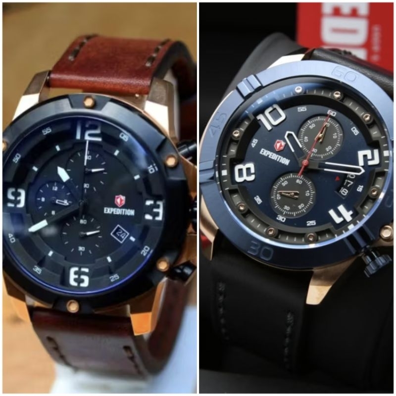 jam tangan pria expedition E6763M original