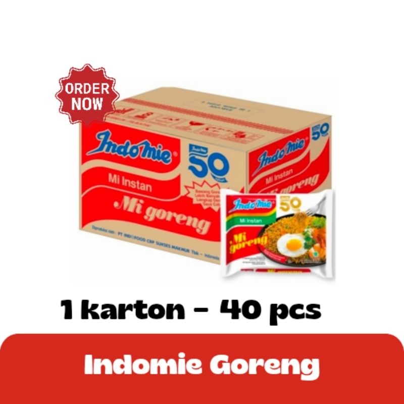 

Indomie Goreng 1 Karton (40pcs) - Mie Instan