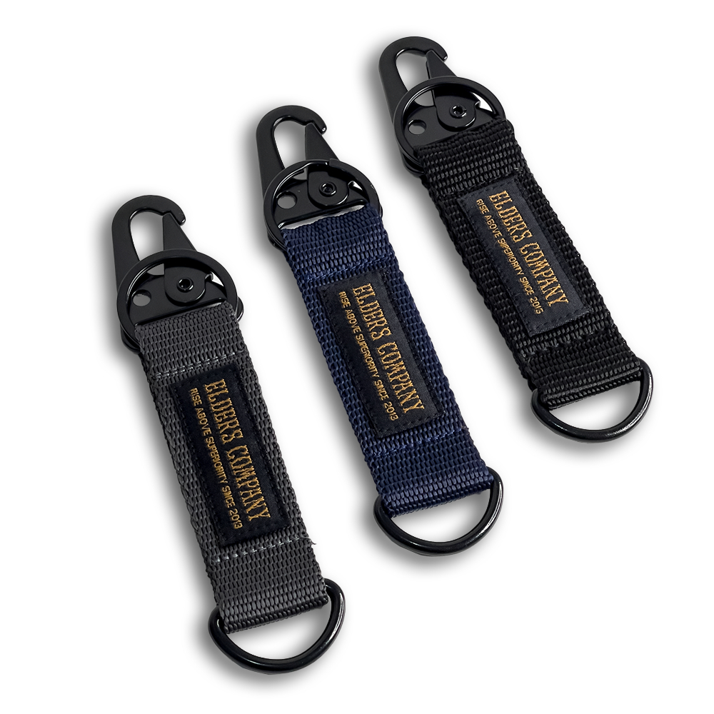 Elders Company Webbing Keychain