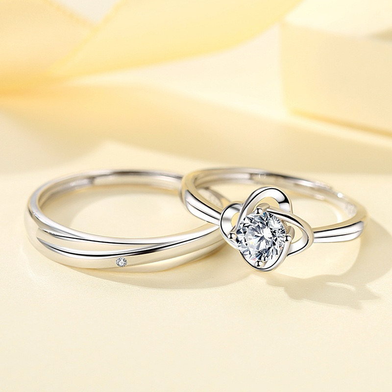 AMORE CINCIN COUPLE - S925 - CINCIN SILVER S925 - CINCIN TUNANGAN - CINCIN PASANGAN - CINCIN NIKAH -