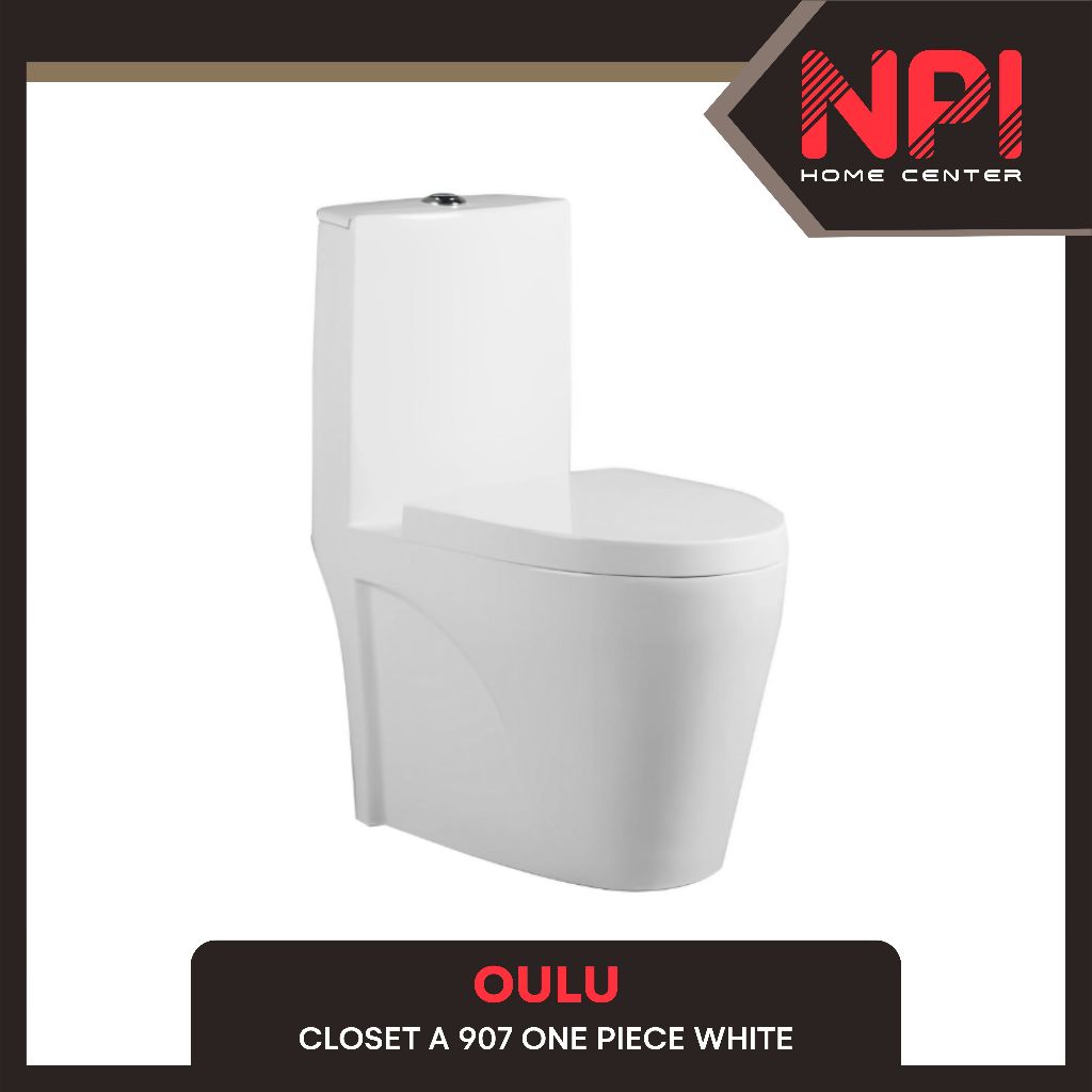 Oulu - Closet / Kloset / Toilet Duduk Kw1 A 907 A907 Green Washer White