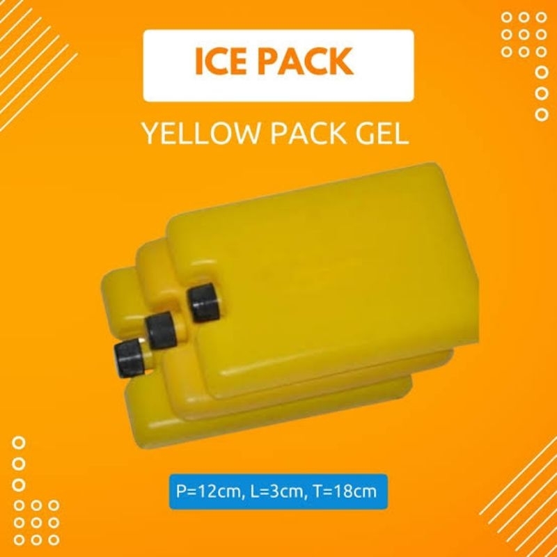 ICE PACK KUNING / ICE PACK GEL / COOLER GEL