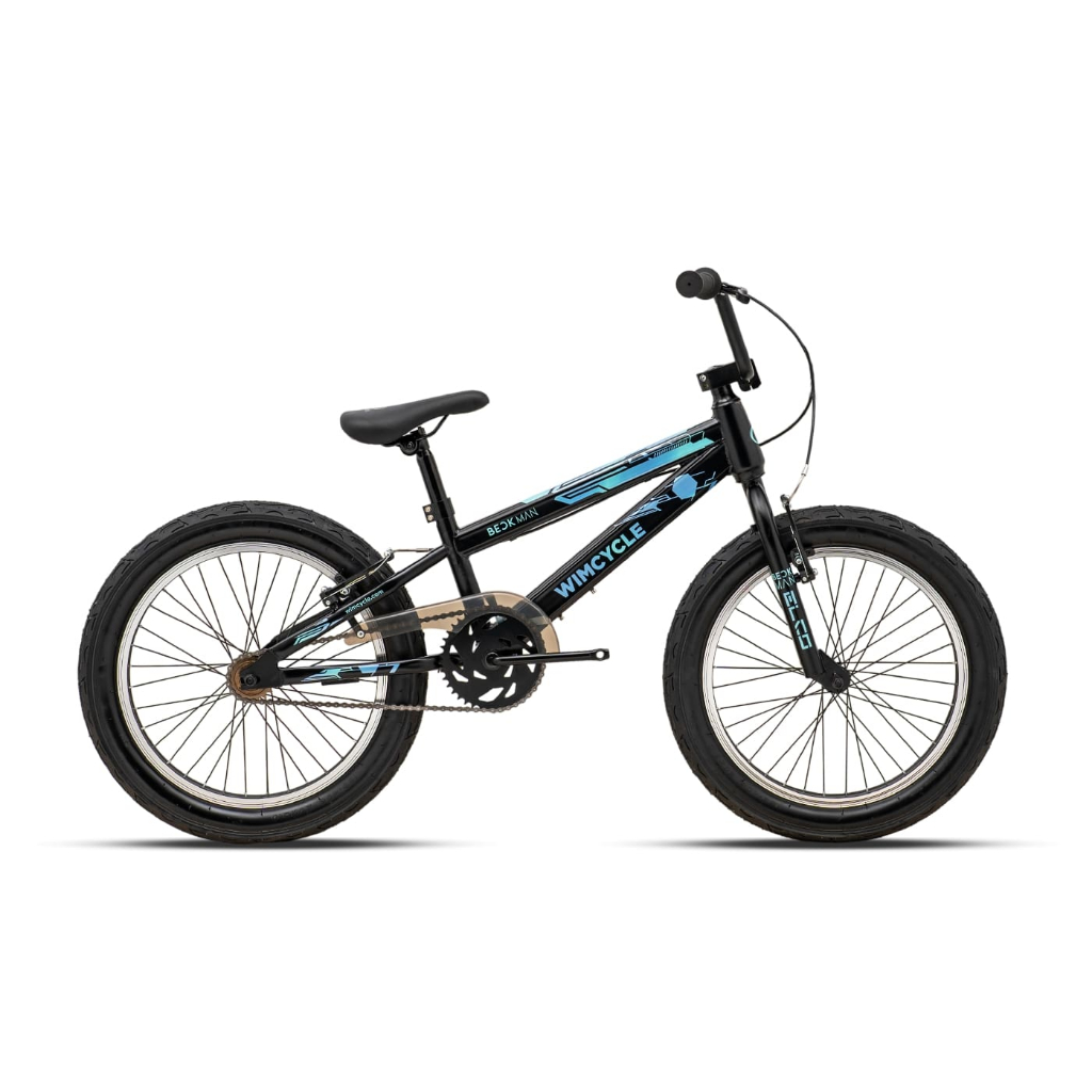 Sepeda Anak BMX 20 Inch Wimcycle Beckman Elco 20 - Black
