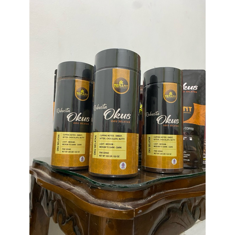 

kopi tenant robusta oku selatan kopi asli lampung isi 250gram