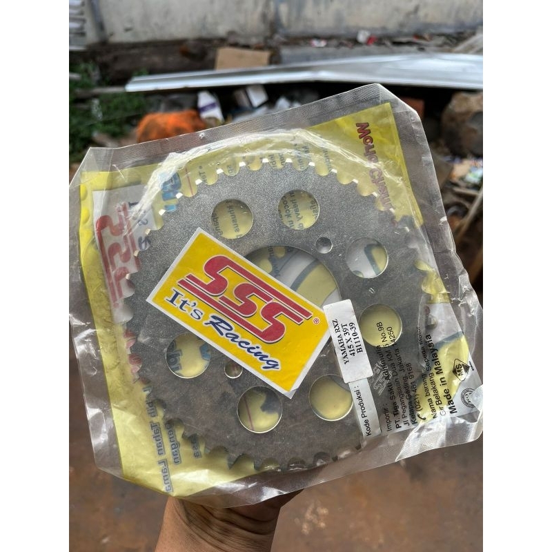 Gear tripel s belakang gir blkg sss 428 415 ukuran  rxz yamaha