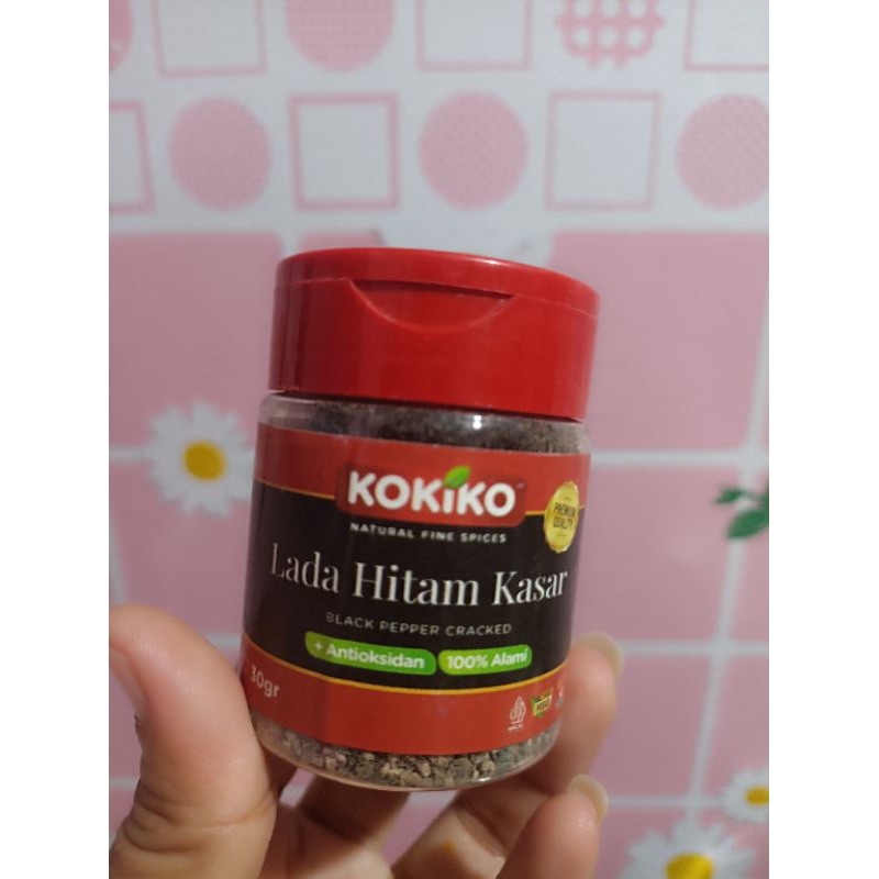 

Kokiko lada hitam kasar 40 gr