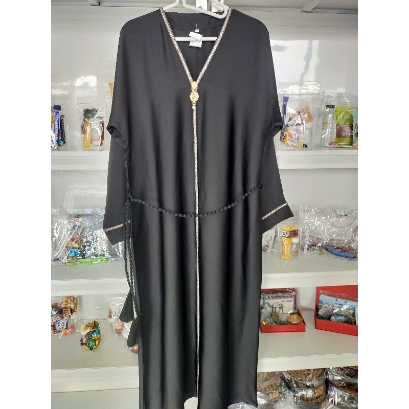 Abaya model tali samping bahan premium adem, 100% import dr Arab Saudi