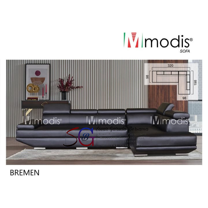 MODIS SOFA PREMIUM GARANSI 5 TAHUN / SOFA LETTER L BREMEN
