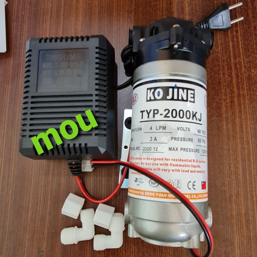 KoJine - KJ 2000 Pompa Booster Pump RO 48 V 3A Pompa Kabut / Aeroponik