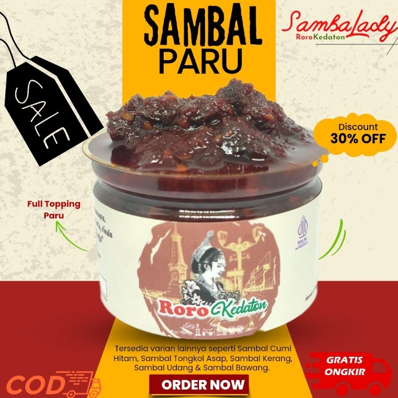 

SAMBAL PARU/SAMBAL CUMI HITAM/SAMBAL UDANG/SAMBAL KERANG