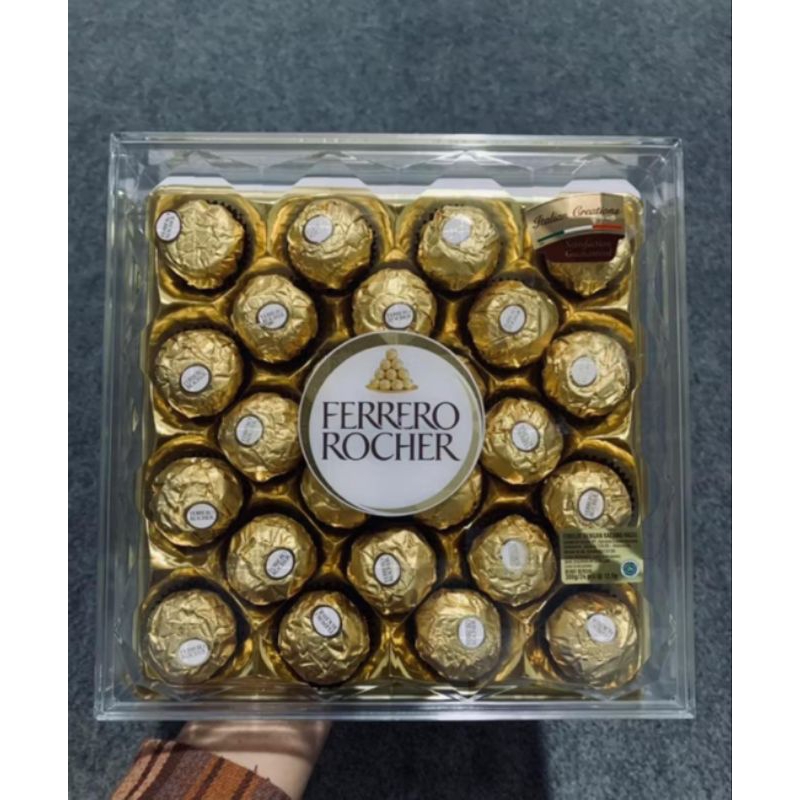 

Coklat Ferrero Rocher box isi 24 / cokelat import halal exp 08/2025