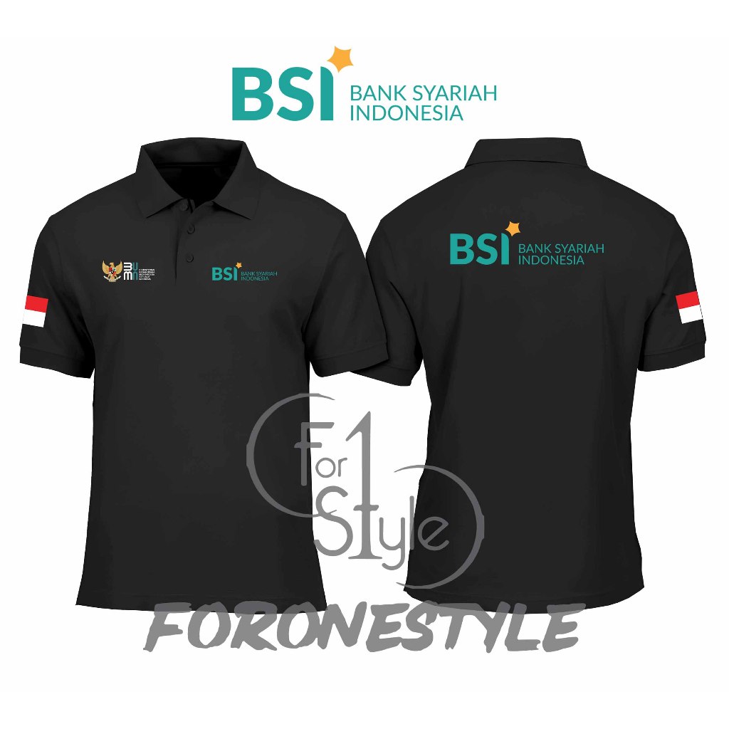 POLOSHIRT BSI BANK SYARIAH INDONESIA - POLO BSI BANK SYARIAH INDONESIA - POLO BERKERAH BSI