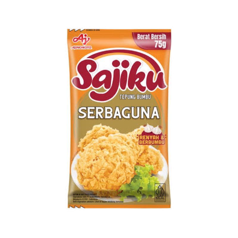 

Sajiku tepung bumbu serbaguna 75g